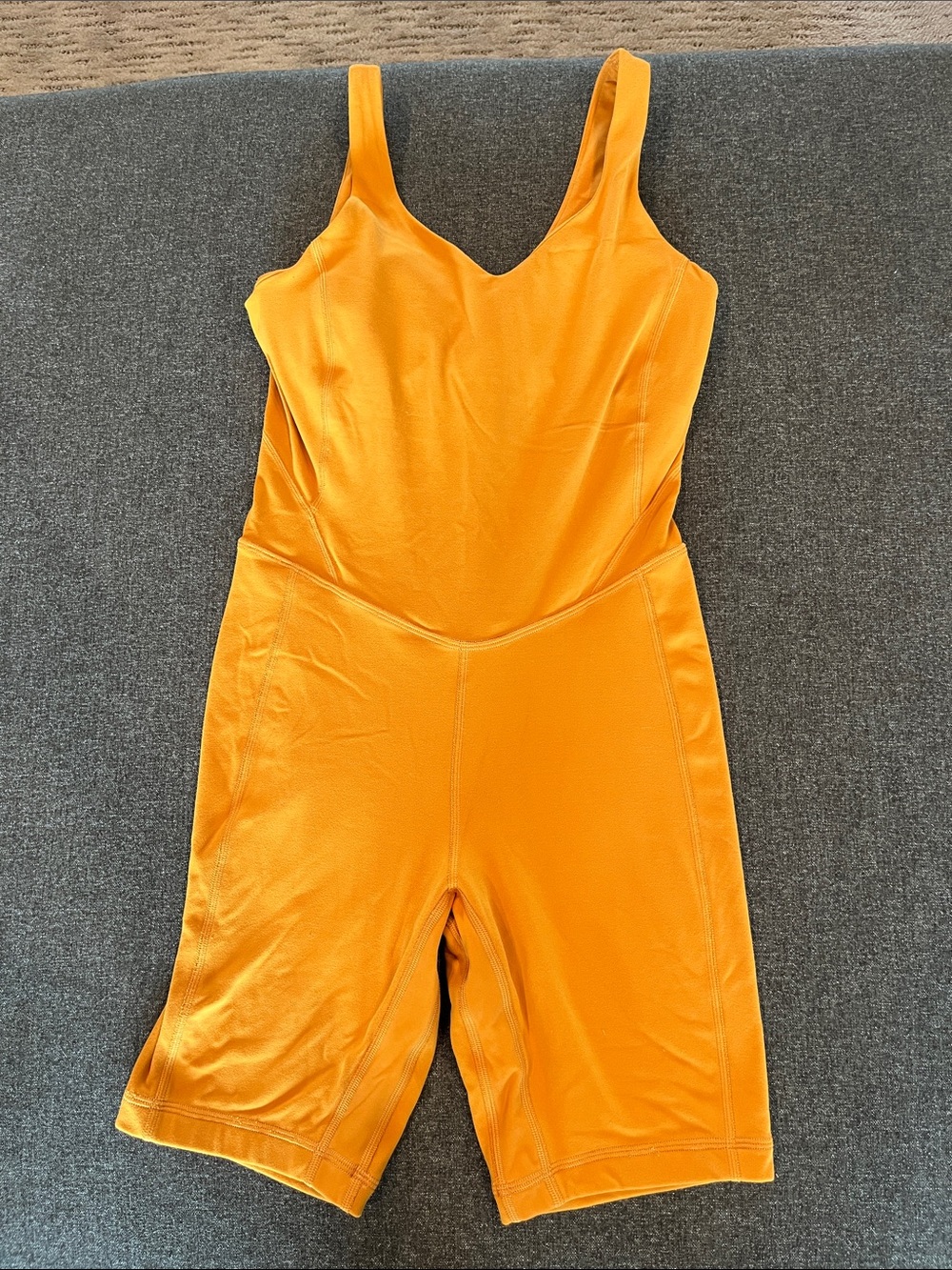lululemon athletica Bright Orange Active Romper